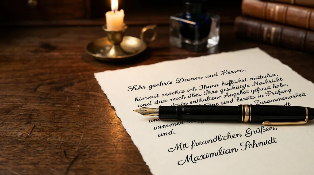 The Letter Writing Cheat Sheet: Formal vs. Informal German Salutations