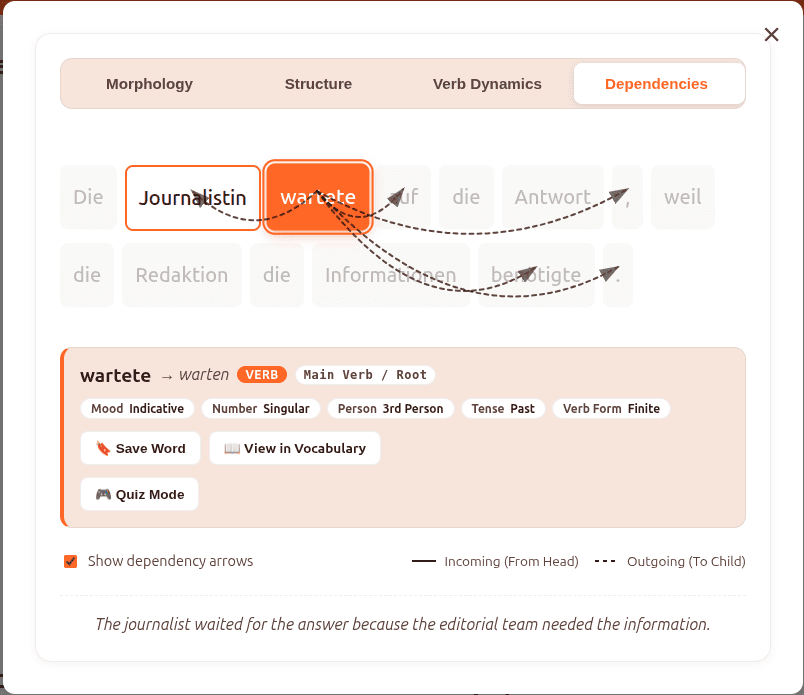 Sentence Analyzer