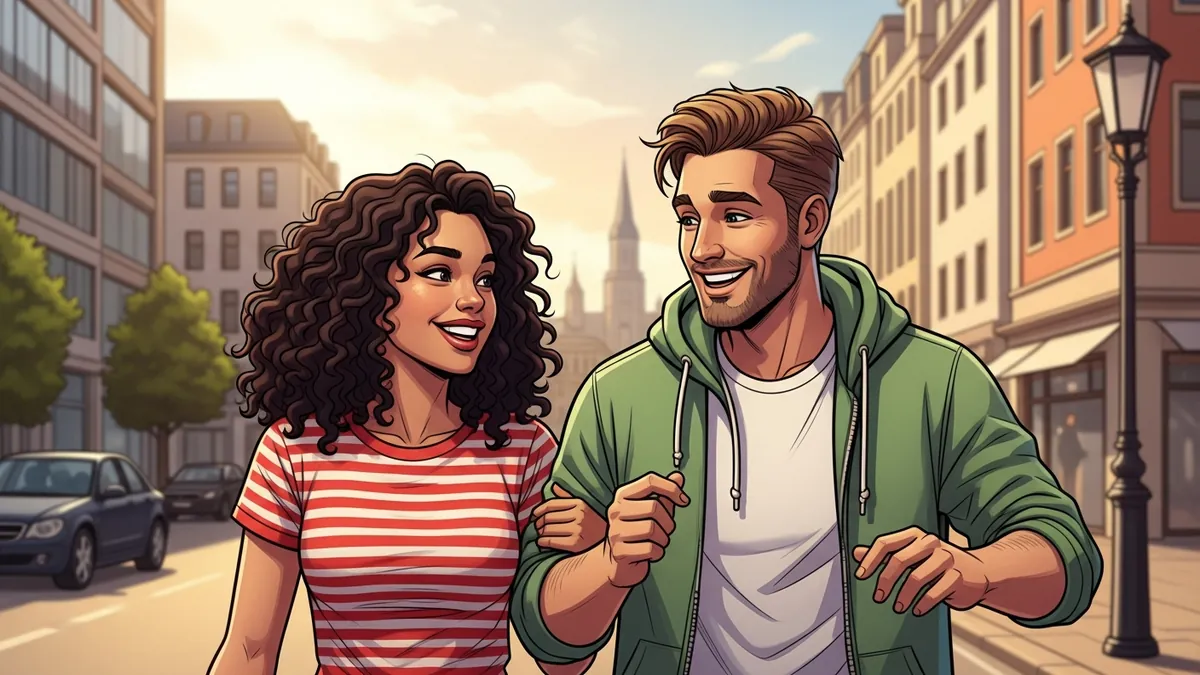 Alba & Liam - Two Cities, One Language